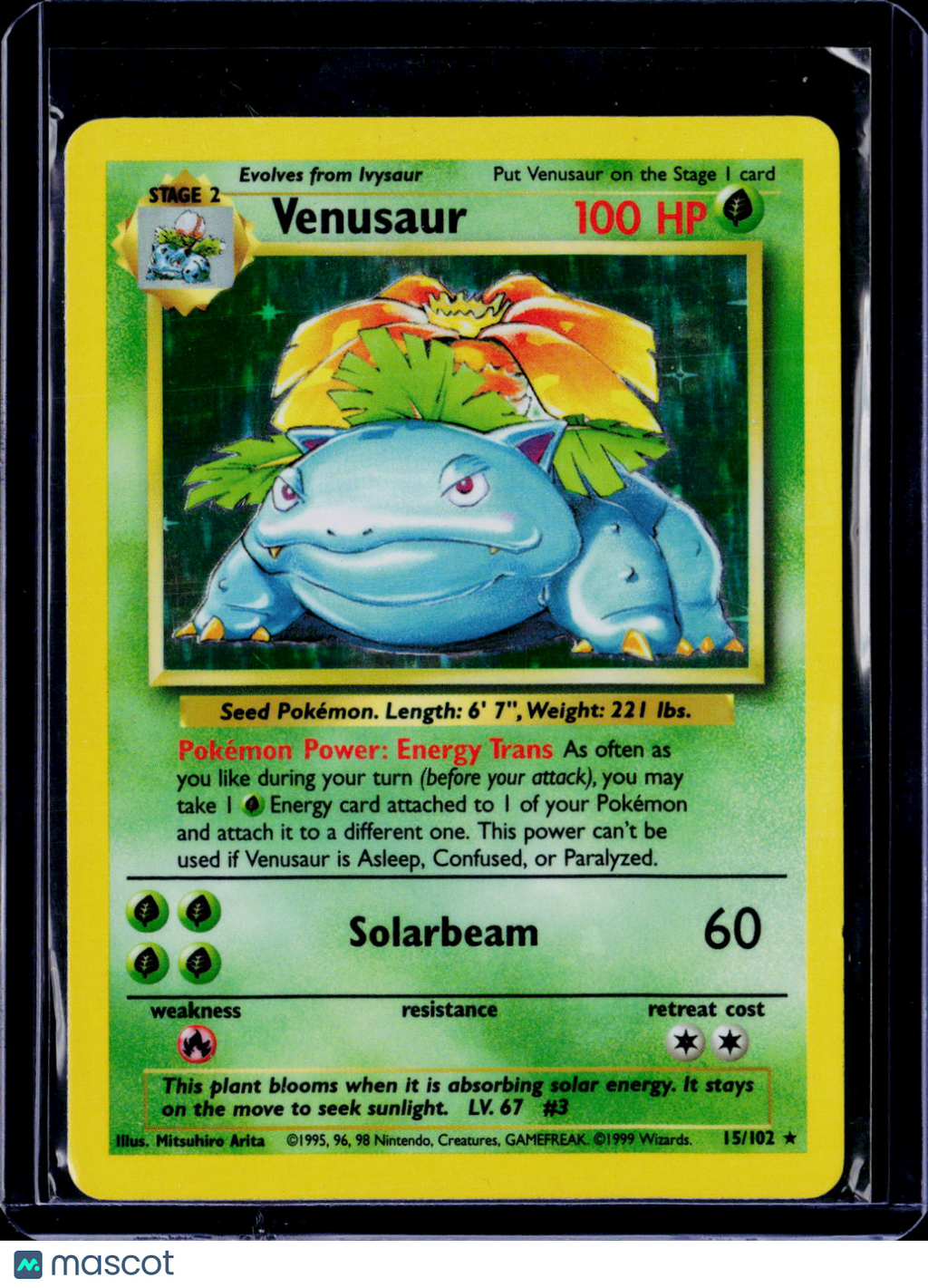 Pokemon Venusaur 15 102