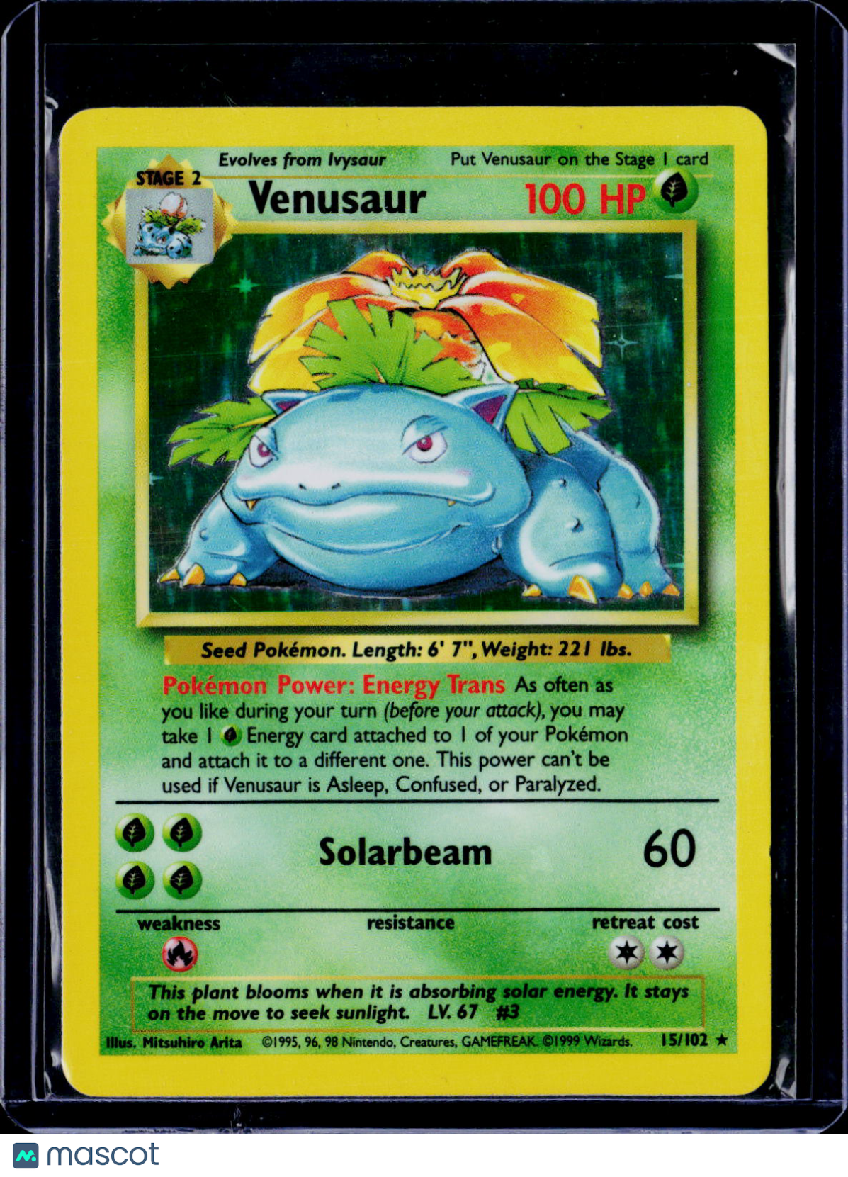 Pokemon Venusaur 15 102