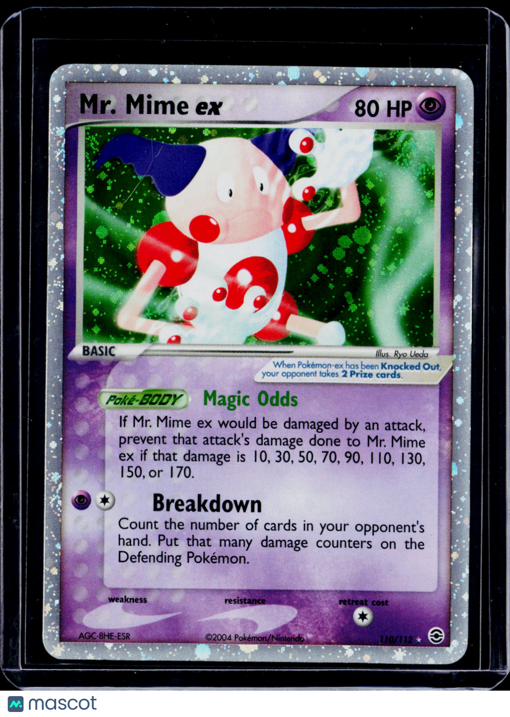 Pokemon Mr. Mime ex 110 112