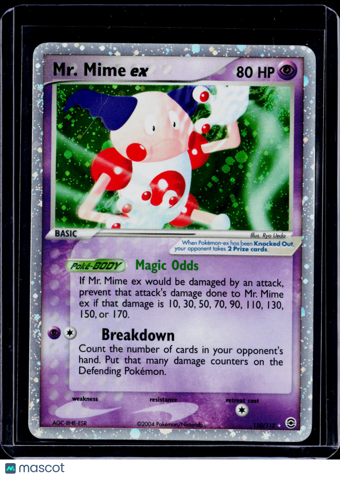 Pokemon Mr. Mime ex 110 112