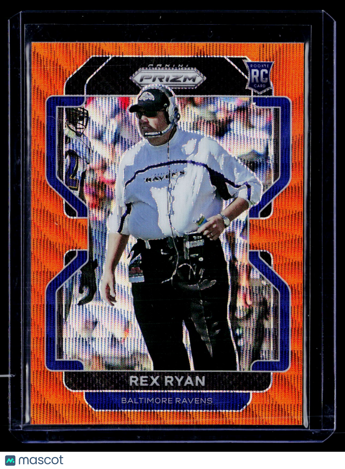 2021 Prizm Rex Ryan Orange Wave Prizm 40/60