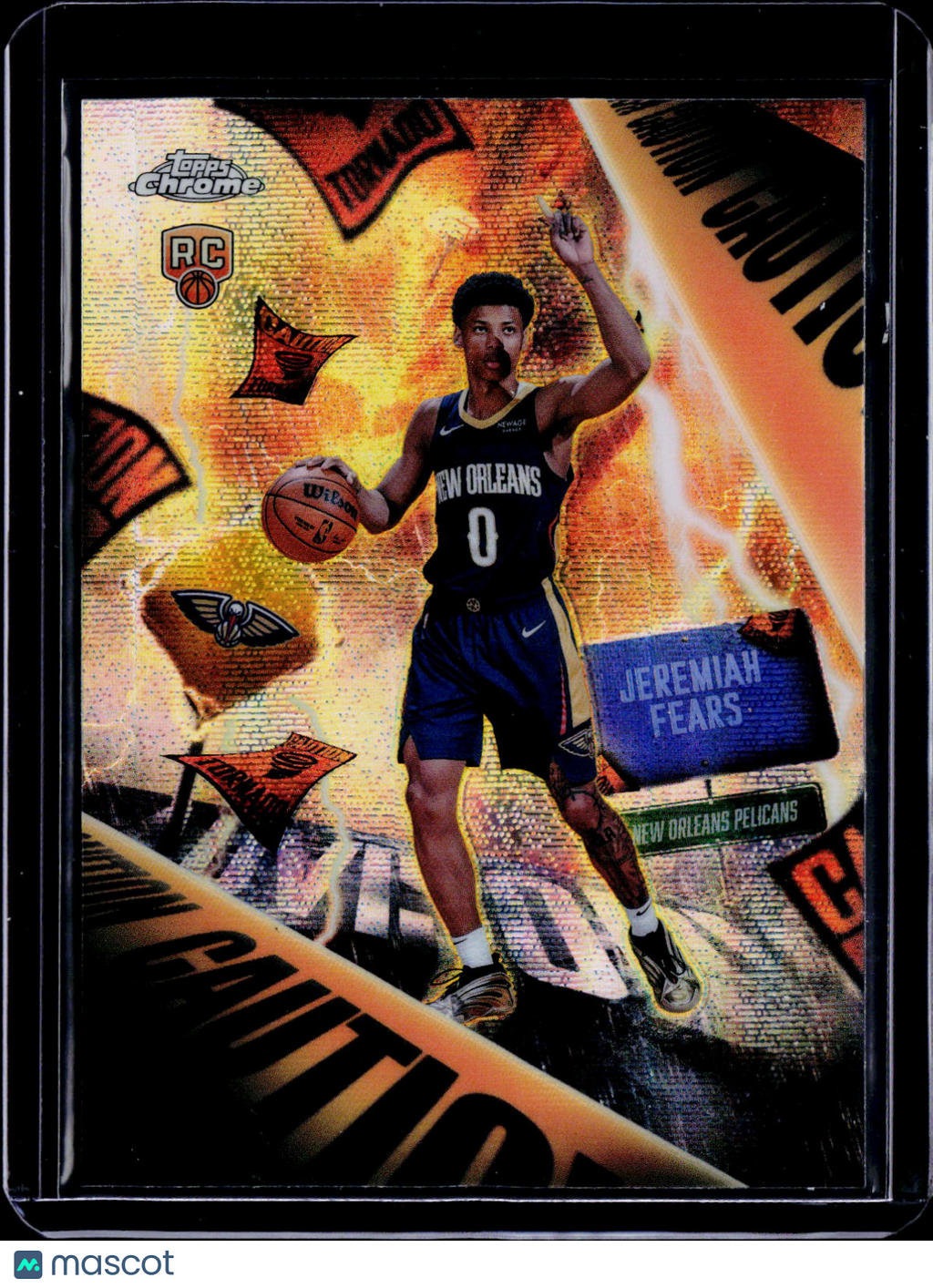 2025 Topps Chrome Jeremiah Fears Advisory RC