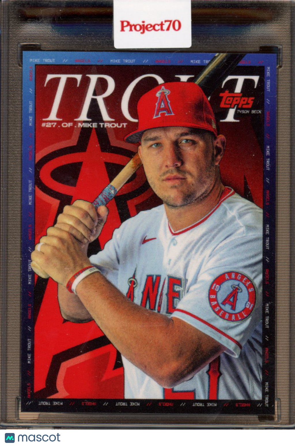 2021 Topps Project 70 Mike Trout Tyson Beck 747