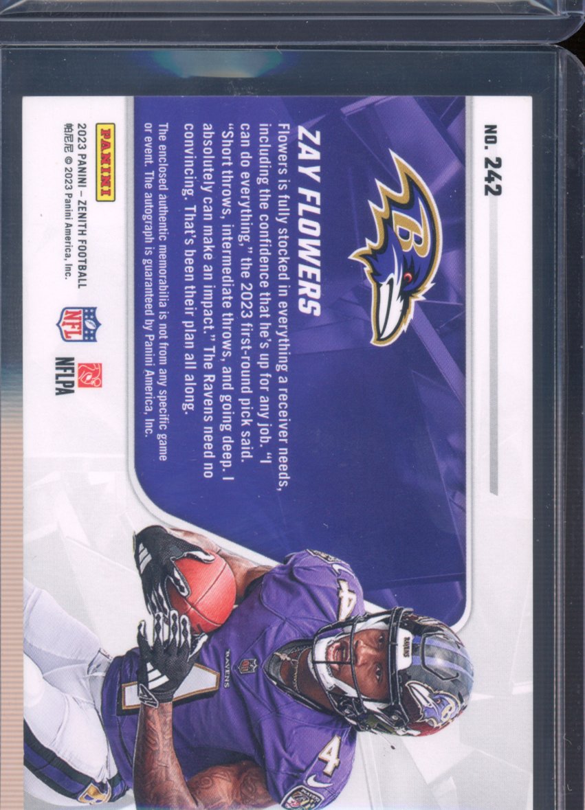 2023 Zenith Zay Flowers RPA 29/50 RC