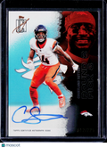 2025 Topps Signature Class Courtland Sutton Teal Auto /225