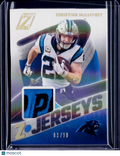 2021 Zenith Christian McCaffrey Z-Jerseys Gold /10