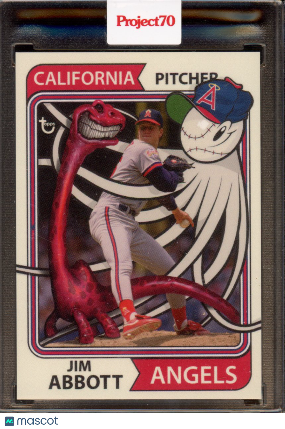 2021 Topps Project 70 Jim Abbott Greg Simkins 183