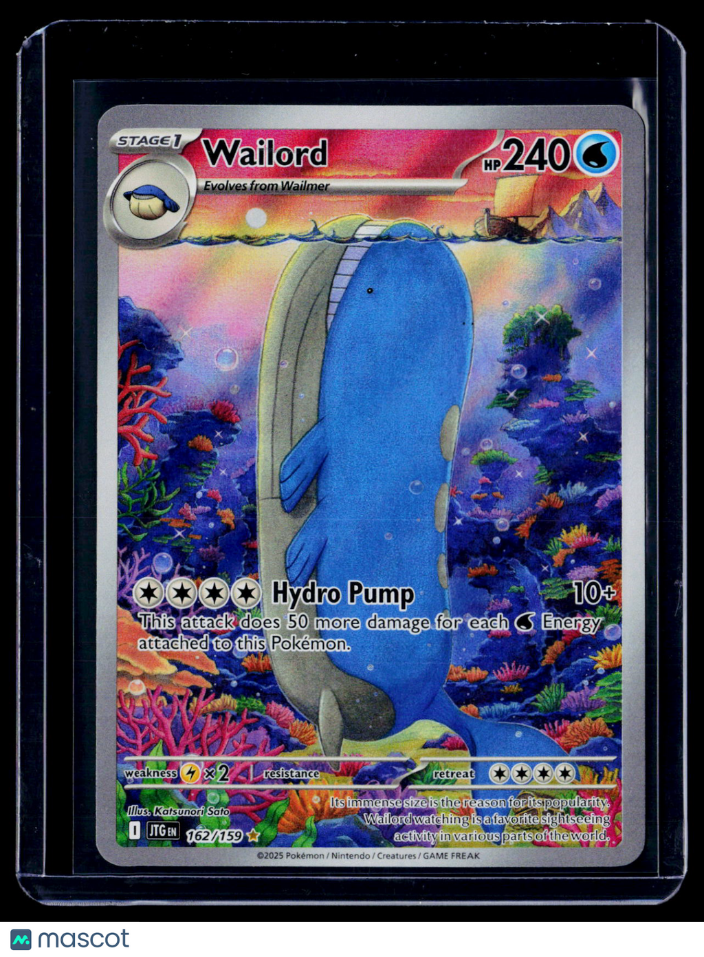 Pokemon Wailord 162 159