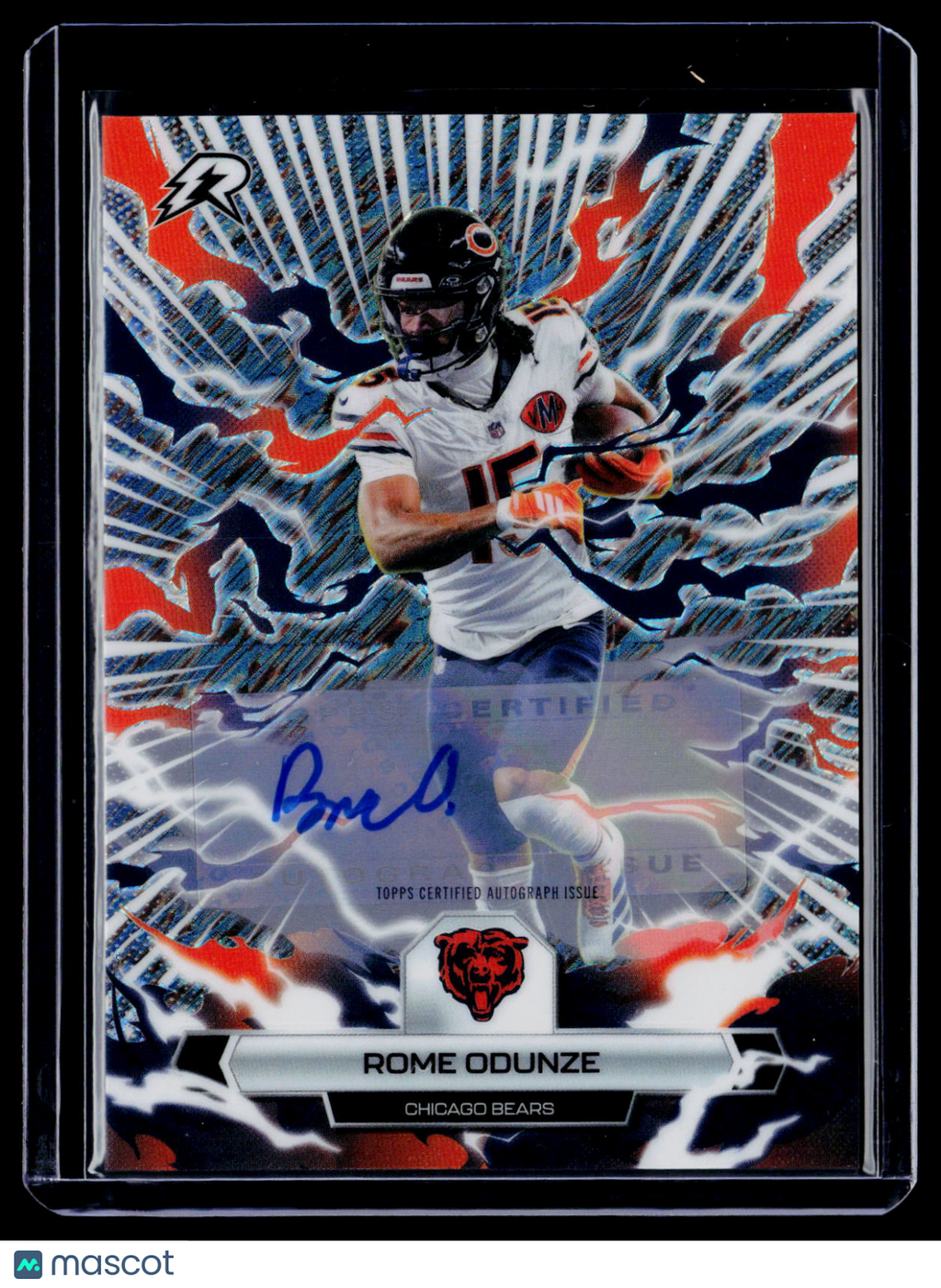 2025 Topps Resurgence Rome Odunze Silver Static Auto