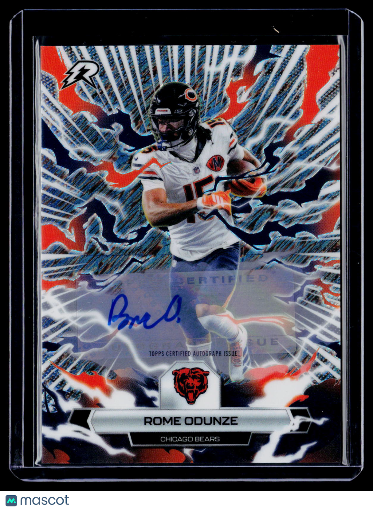 2025 Topps Resurgence Rome Odunze Silver Static Auto