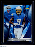 2025 Topps Chrome Black Tre Harris Rookie Blue Refractor 34/150 RC
