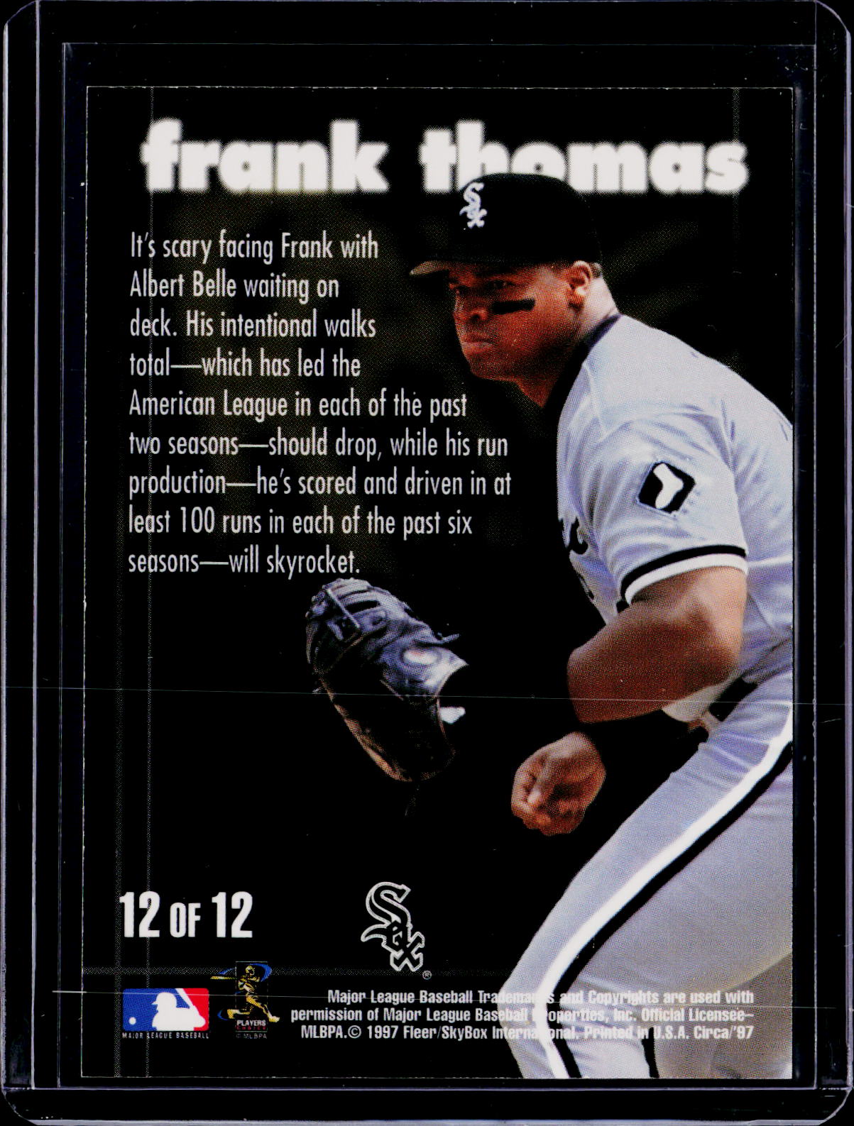 1997 Circa Frank Thomas Rave Reviews
