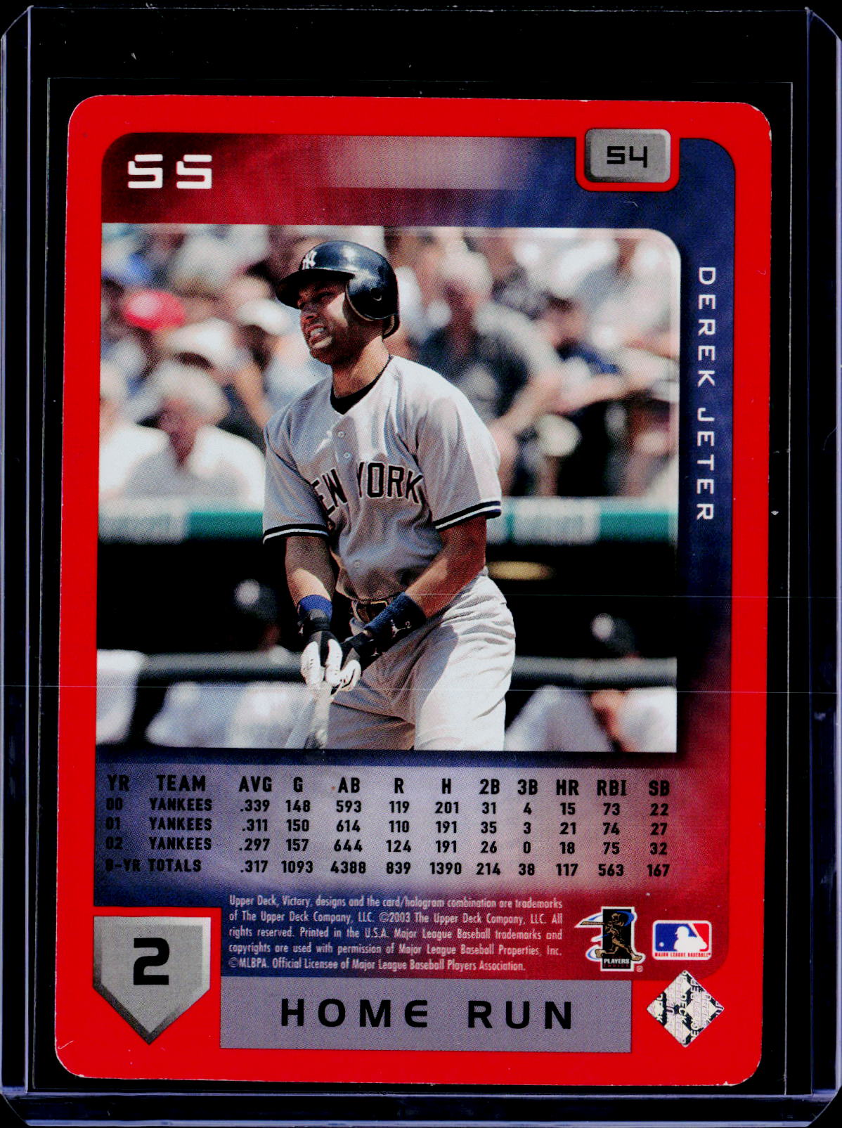 2003 Upper Deck Victory Derek Jeter 05/25