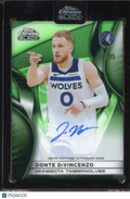 2025 Topps Chrome Donte DiVincenzo Green Auto 75/99