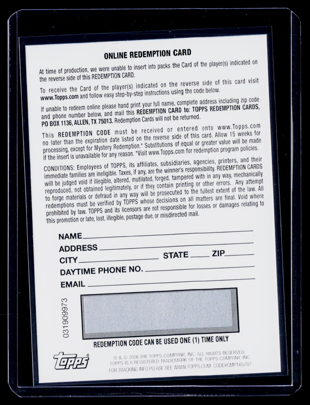 2025 Signature Class CJ Stroud Chrome Auto Base Unused Redemption