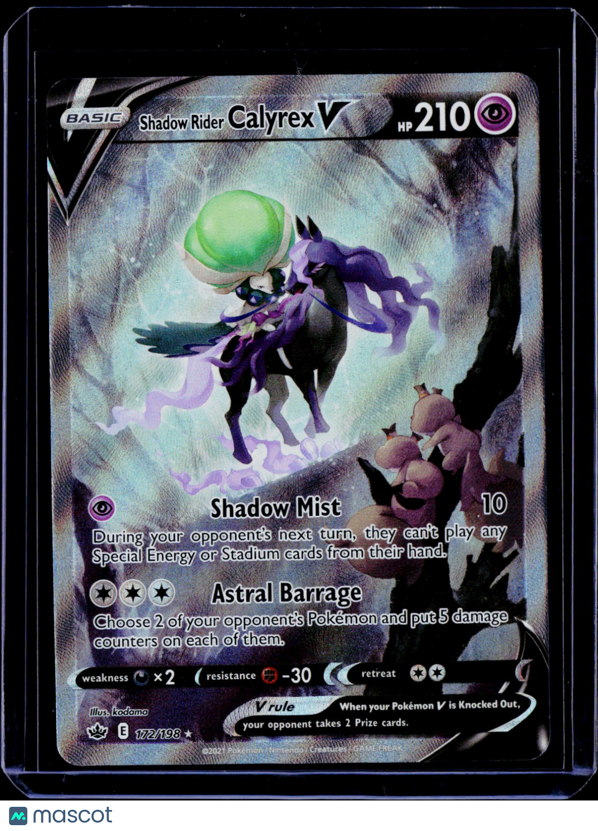 Shadow Rider Calyrex V 172/198