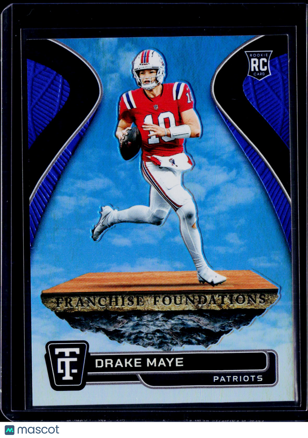 2024 Totally Certified Drake Maye Franchise Foundations Blue /50