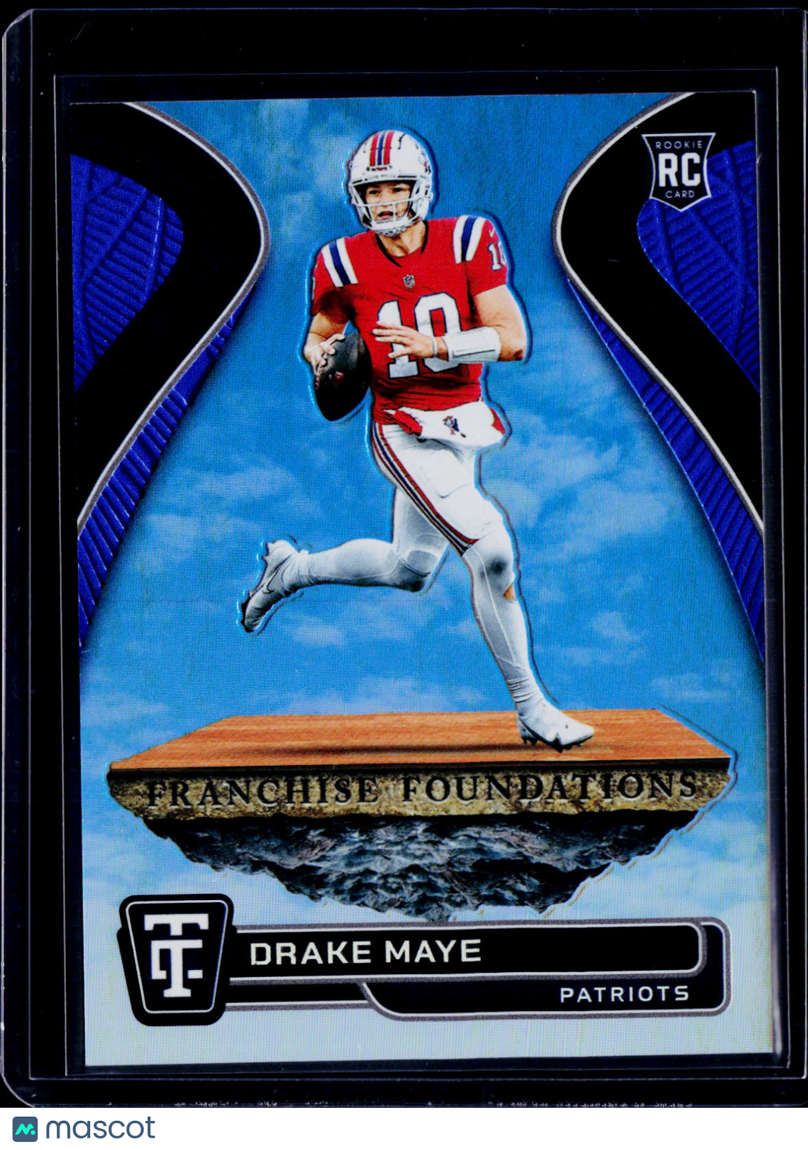 2024 Totally Certified Drake Maye Franchise Foundations Blue /50