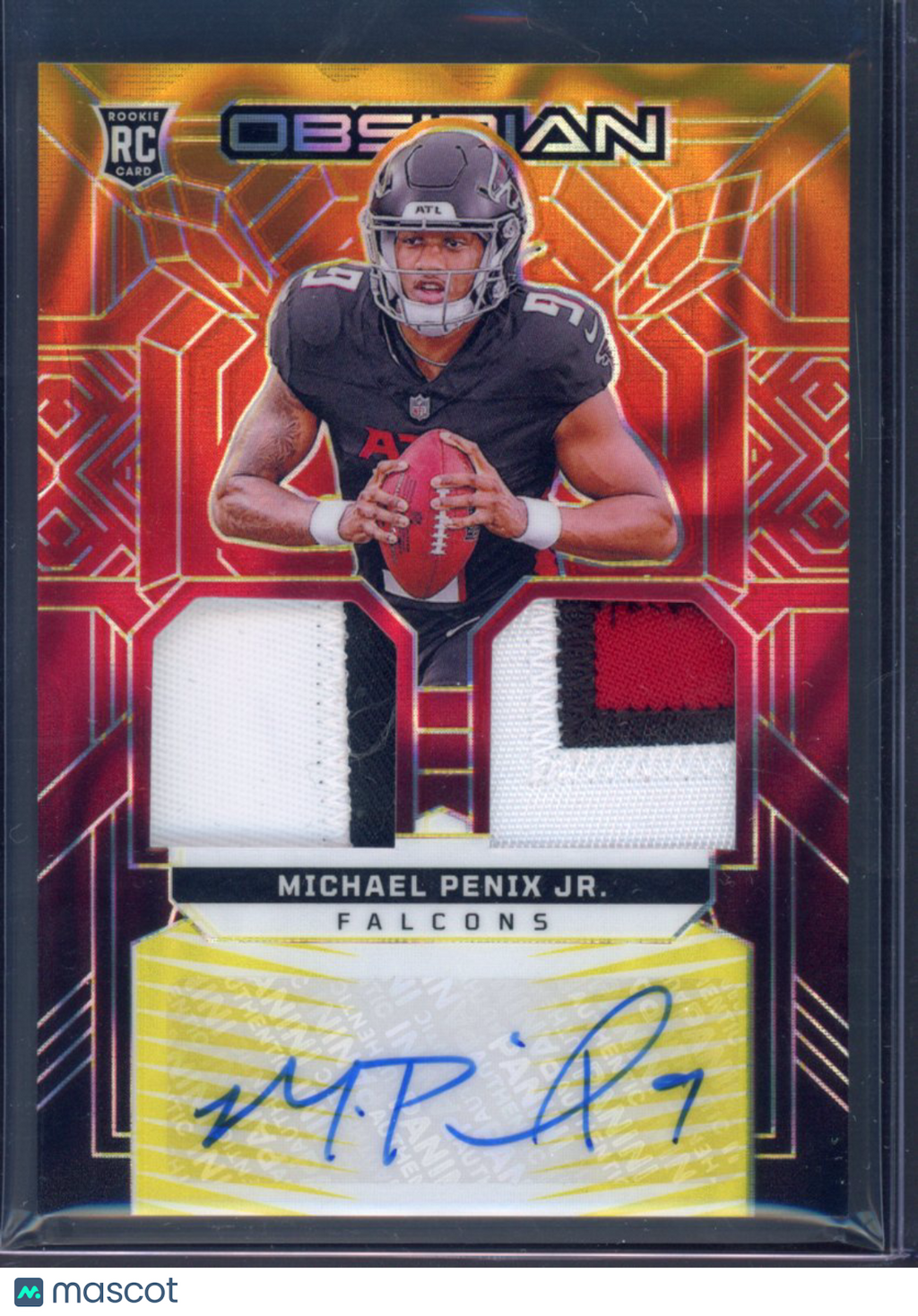 2024 Obsidian Michael Penix Jr. Rookie Patch Auto 13/28 RC