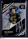2025 Topps Diamond Icons Paul Skenes Black Polychromatink Auto /15