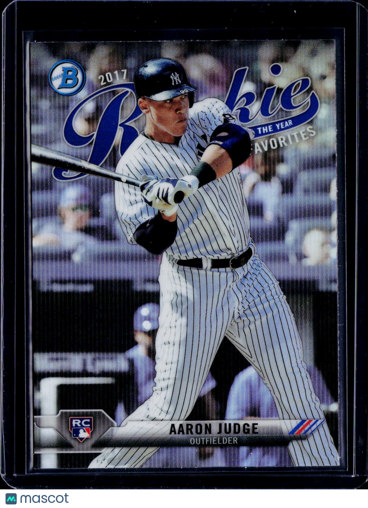 2017 Bowman Chrome Aaron Judge Rookie of the Year Favorites