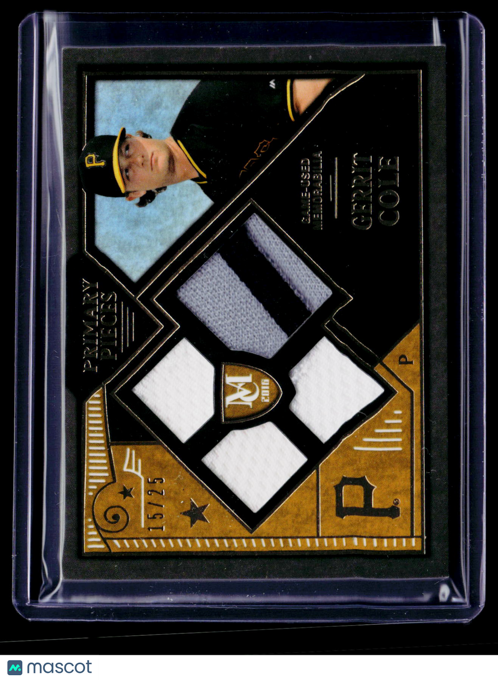 2016 Topps Museum Collection Gerrit Cole Quad Patch 15/25