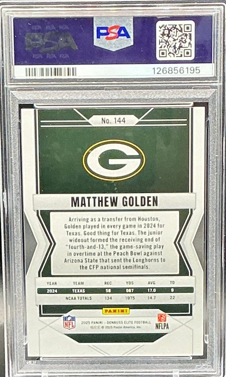 2025 Elite Mathew Golden RC 01/78