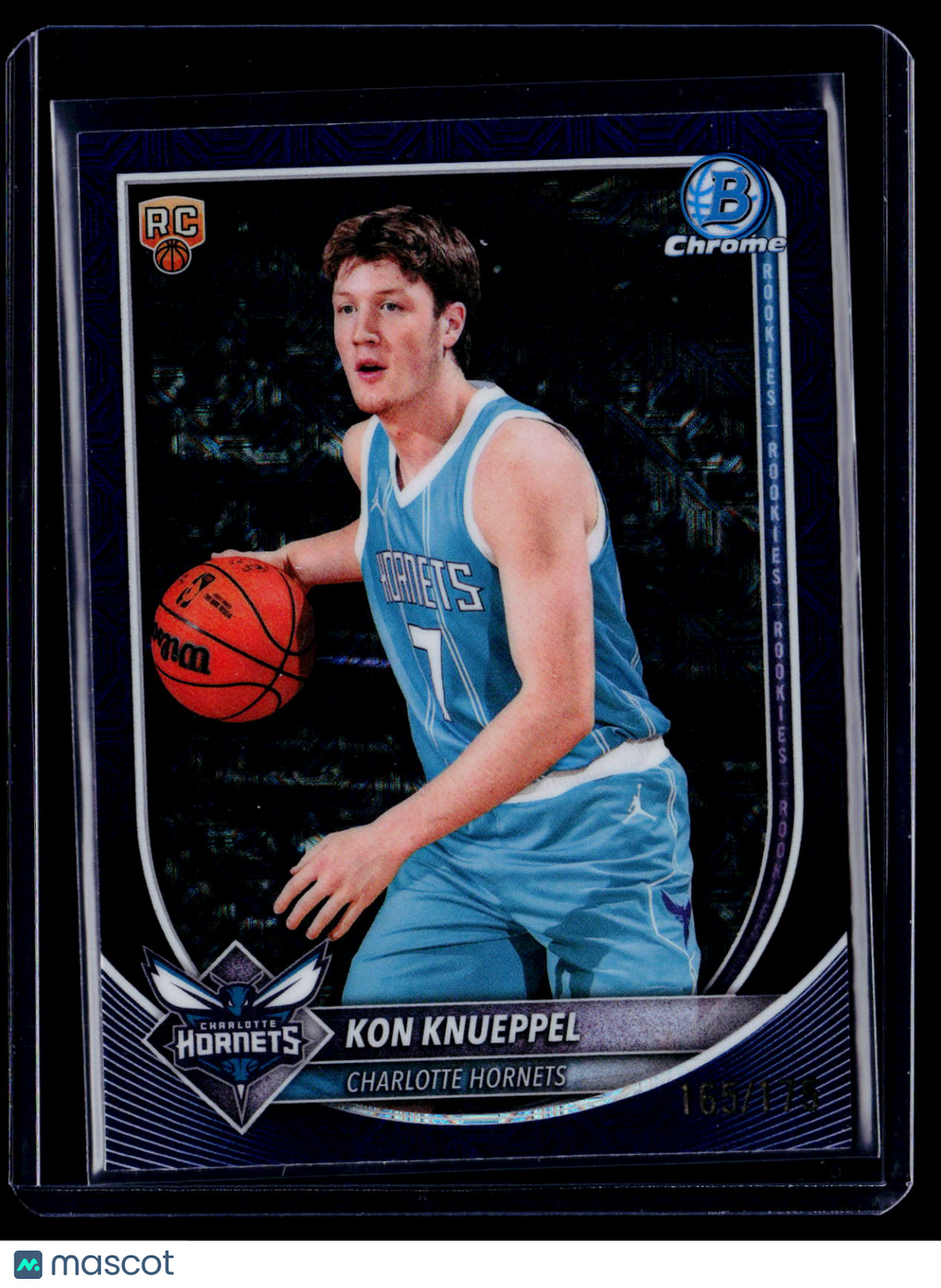 2025 Topps Bowman Mega Box Kon Knueppel Rookie Navy 165/175 RC