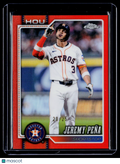 2026 Topps Chrome Jeremy Pena Orange Refractor 20/25