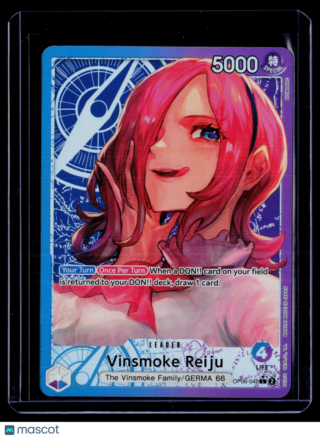 One Piece Vinsmoke Reiju Alternate Leader OP06-042