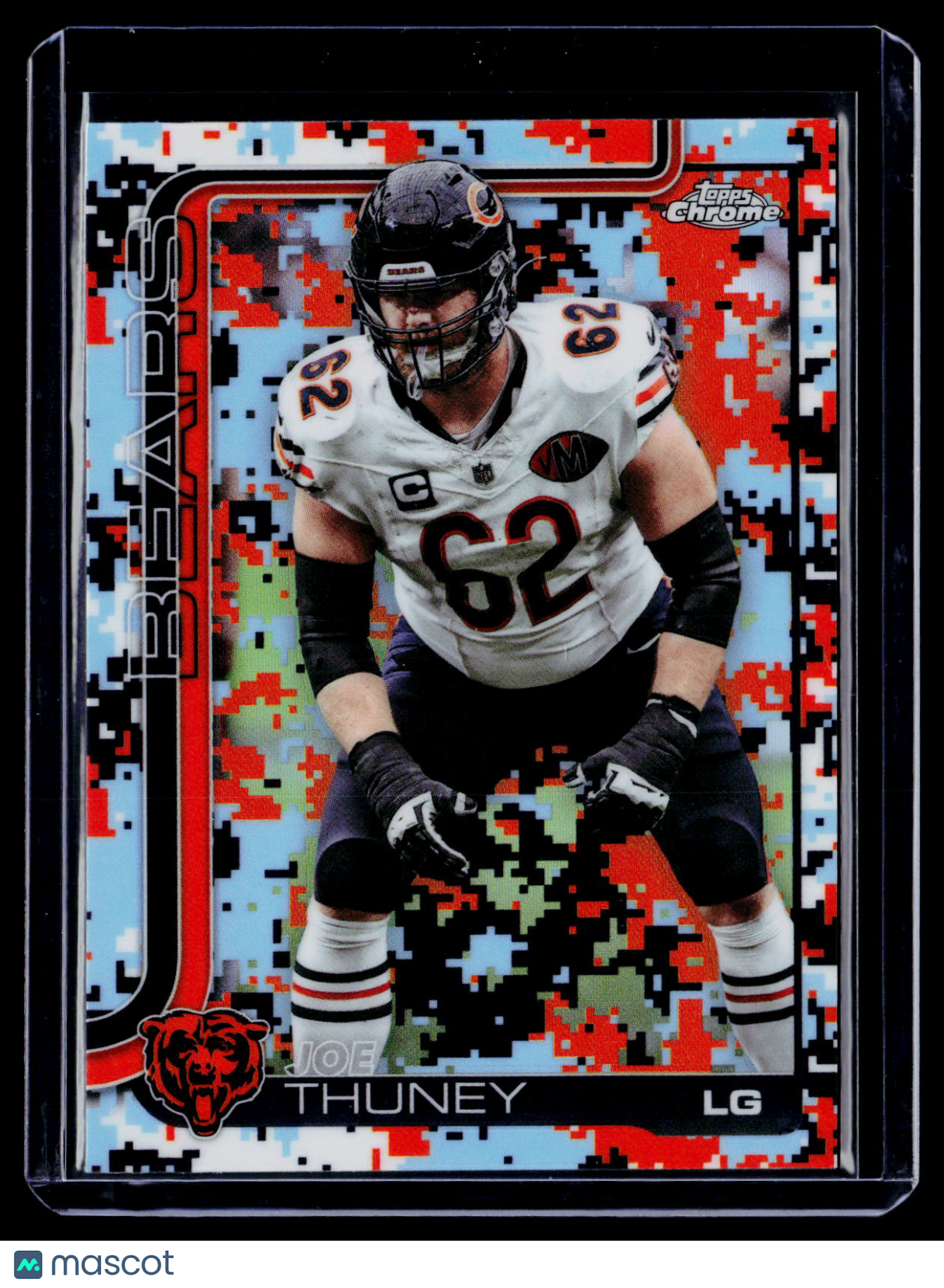 2025 Topps Chrome Joe Thuney Team Camo SP