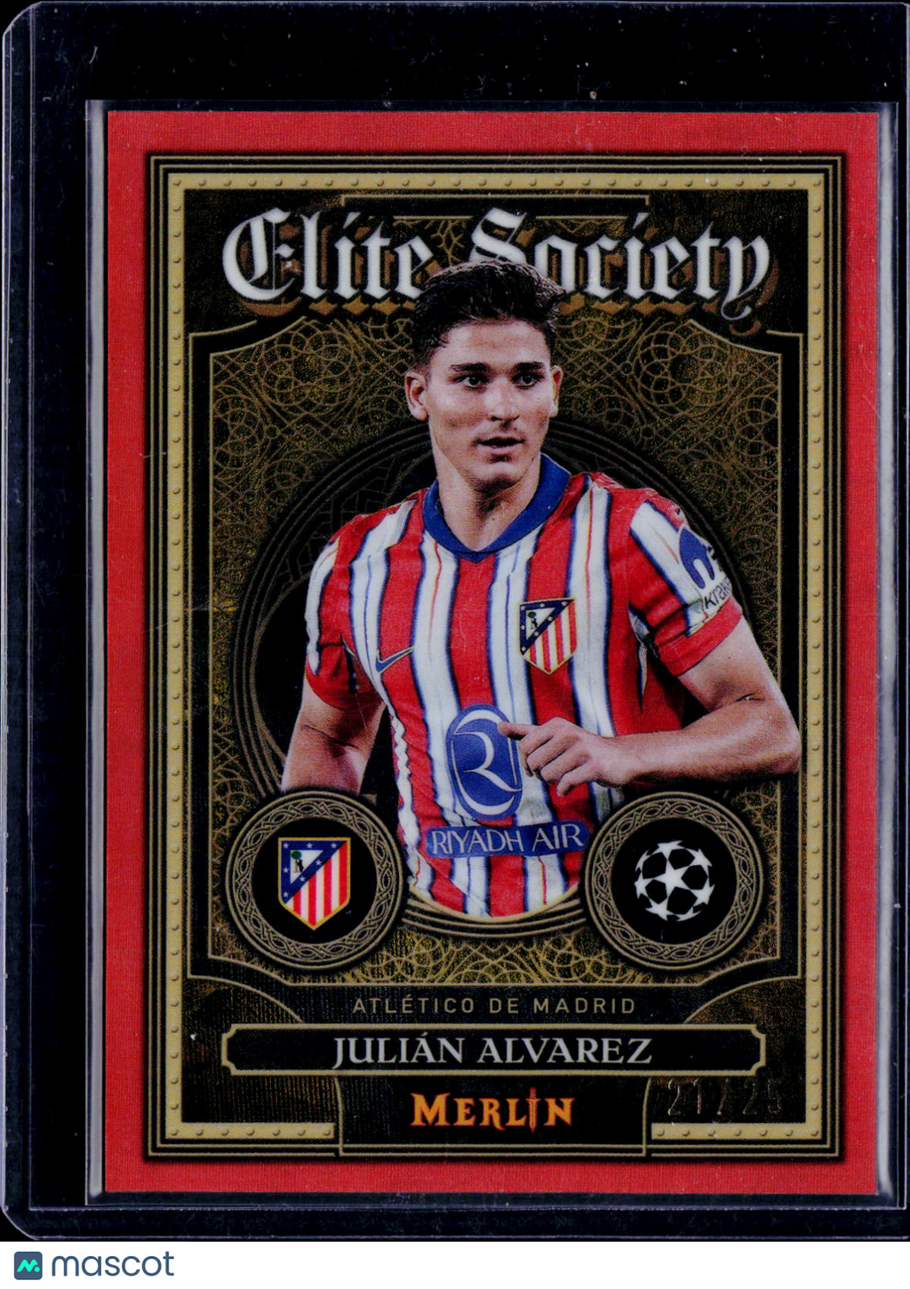 2025 Merlin Julian Alvarez Elite society Orange /25