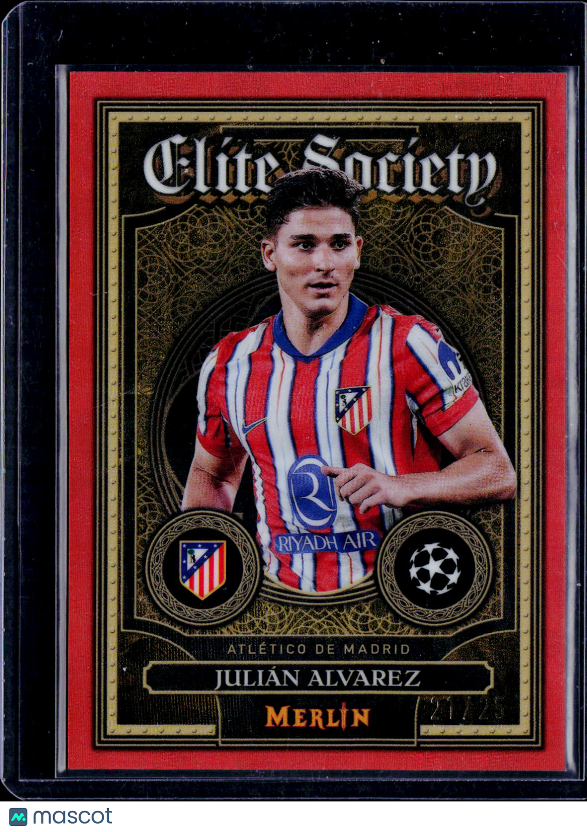 2025 Merlin Julian Alvarez Elite society Orange /25