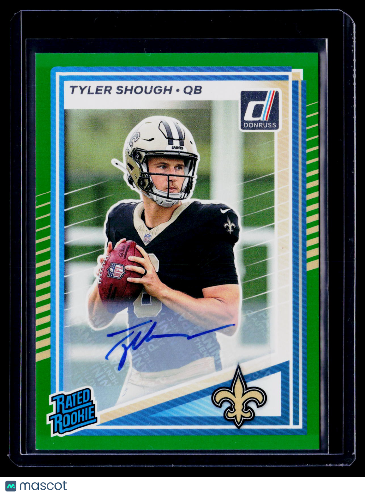 2025 Donruss Tyler Shough Rookie Green Auto RC
