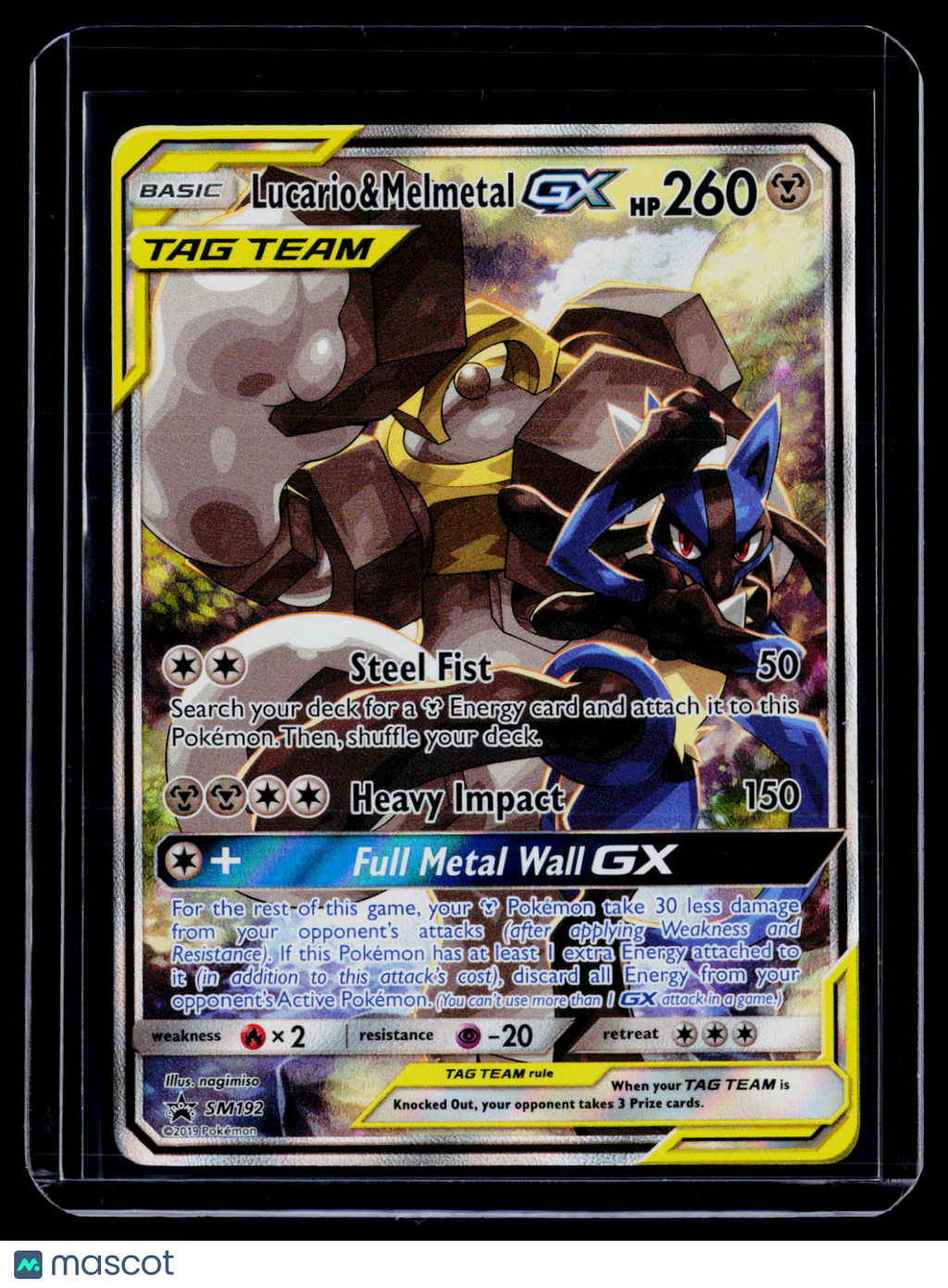 Pokemon Lucario & Melmetal GX 192 Promo