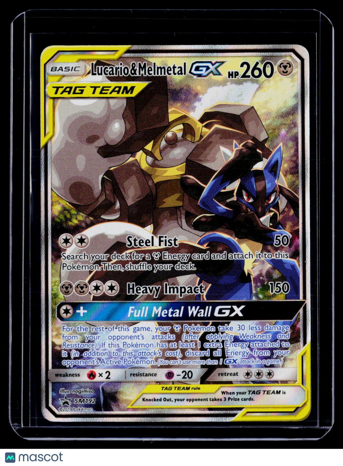 Pokemon Lucario & Melmetal GX 192 Promo