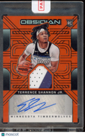 2024-25 Obsidian Terrance Shannon Jr Orange Flood RPA /99