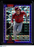 2026 Topps Chrome Mike Trout Purple Geometric 57/75