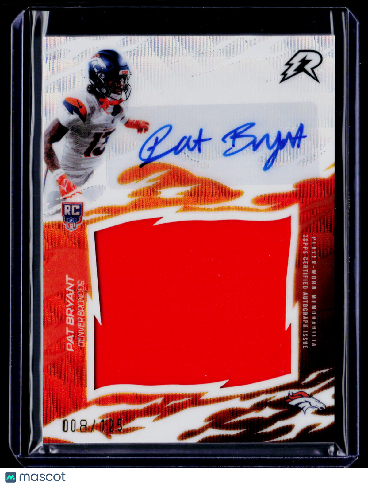 2025 Topps Resurgence Pat Bryant Rookie Patch Auto RPA 8/125
