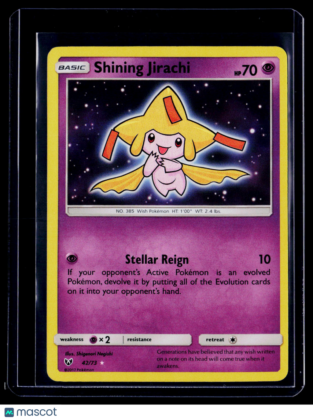 Shining Jirachi Shining Legends