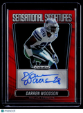 2025 Prizm Black Darren Woodson Red Sensational Signatures Auto 31/99