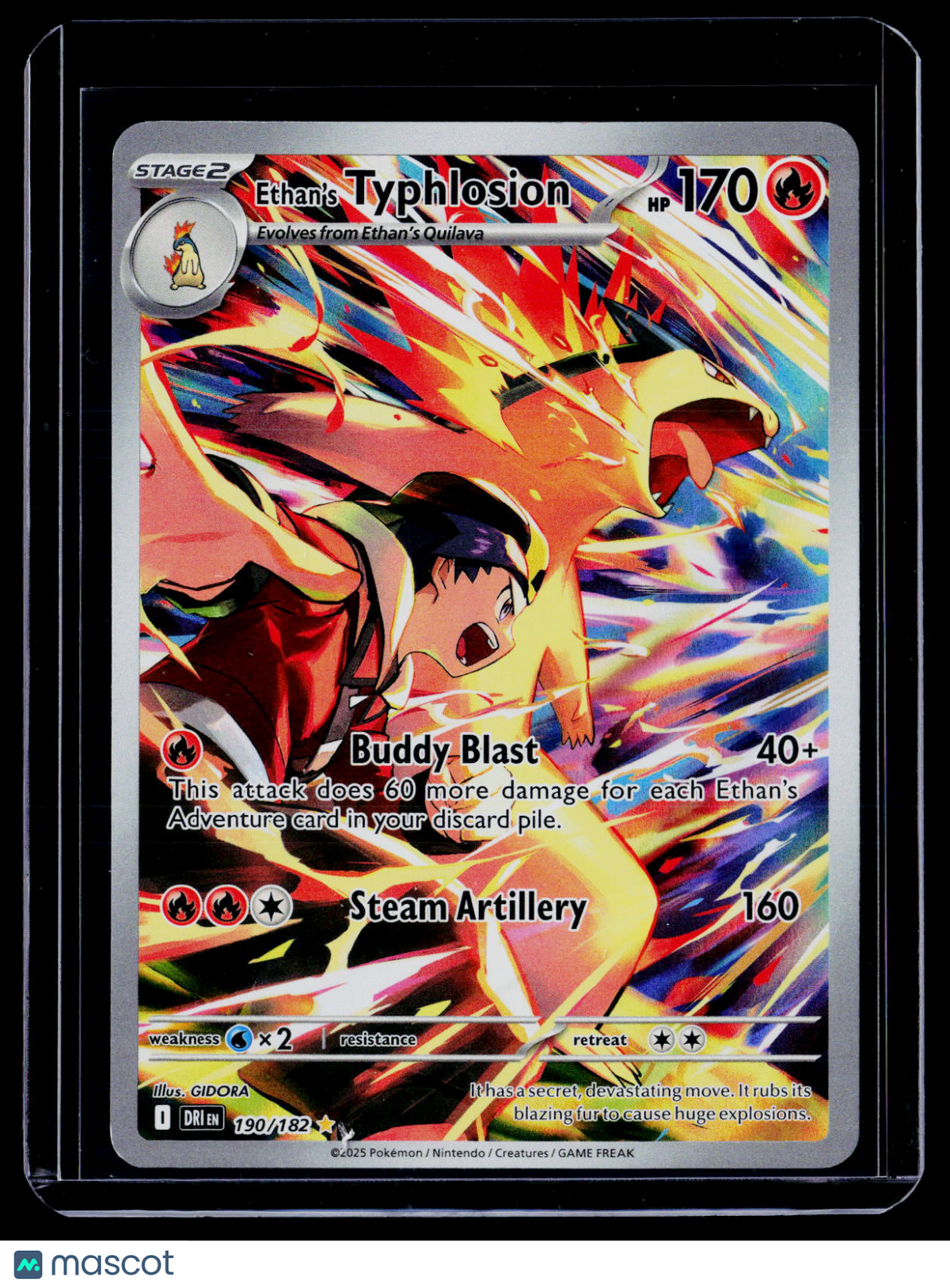 Pokemon Ethan's Typhlosion 190 182