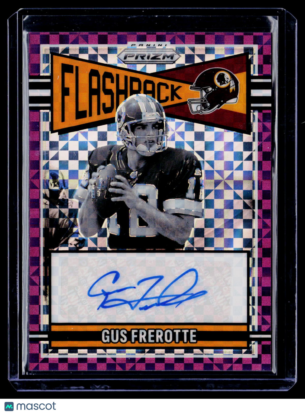 2025 Prizm Gus Frerotte Flashabck Purple Power Auto 37/49