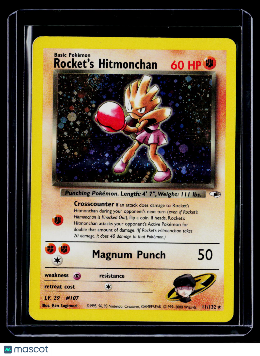Pokemon Rocket's Hitmonchan 11 132