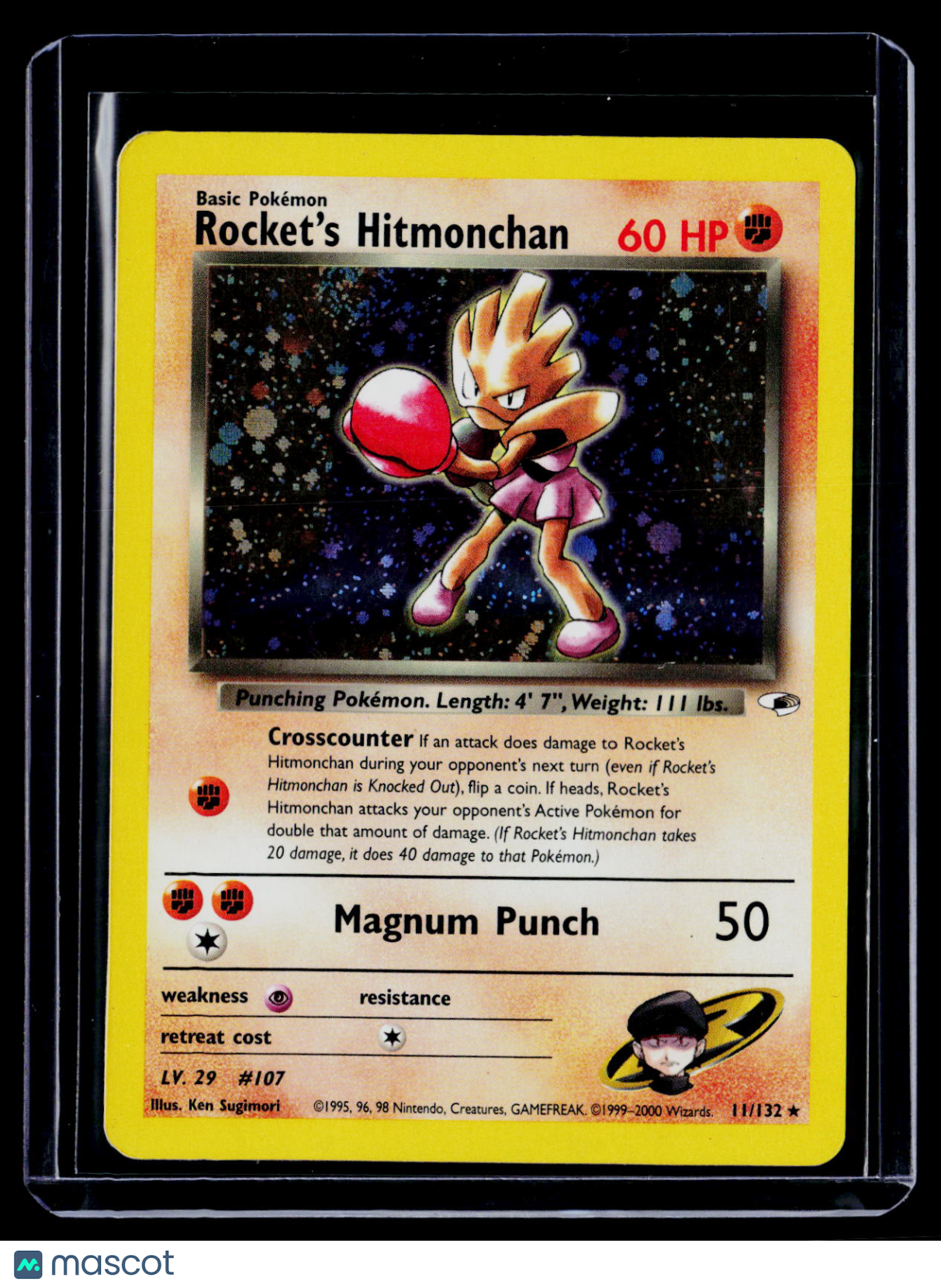 Pokemon Rocket's Hitmonchan 11 132
