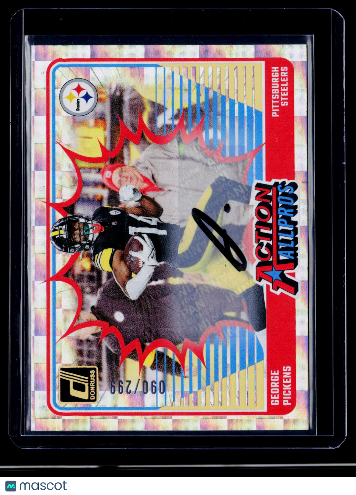 2024 Donruss George Pickens Action All Pros Auto 90/299
