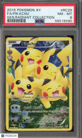 2016 Pokemon Xy Generations Radiant Collection Pikachu Gen.Radiant Collection Fa PSA 8 #RC29