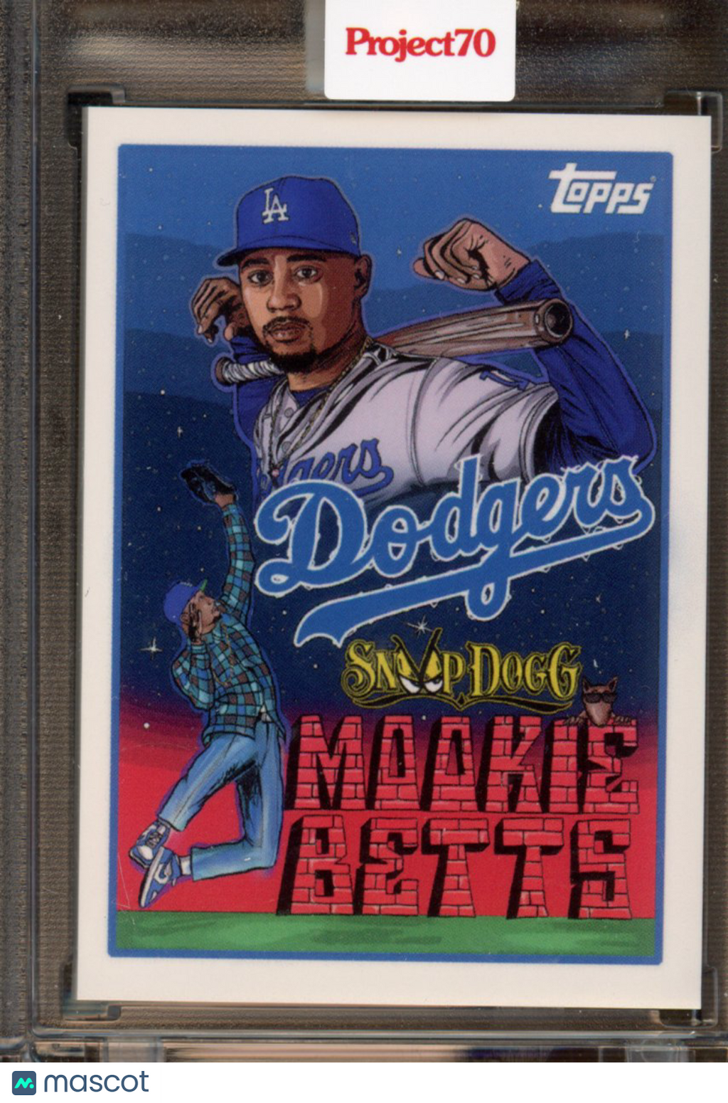 2021 Topps Project 70 Mookie Betts Snoop Dogg 89