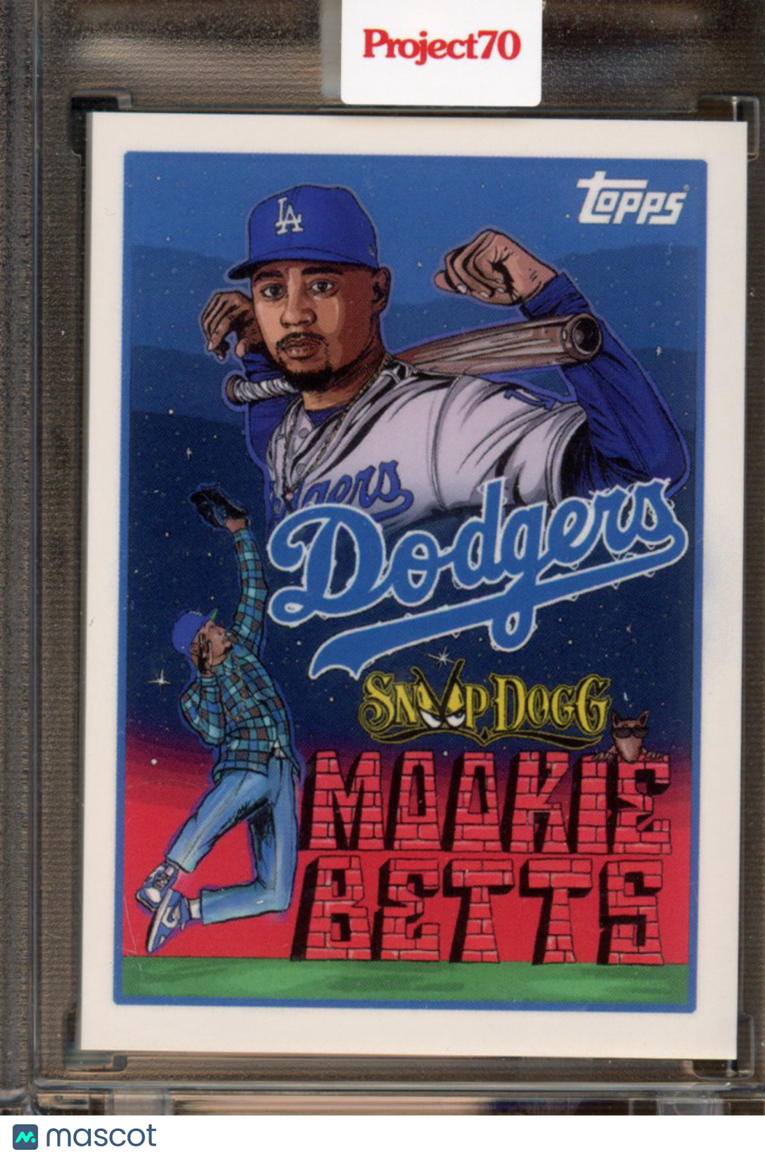 2021 Topps Project 70 Mookie Betts Snoop Dogg 89