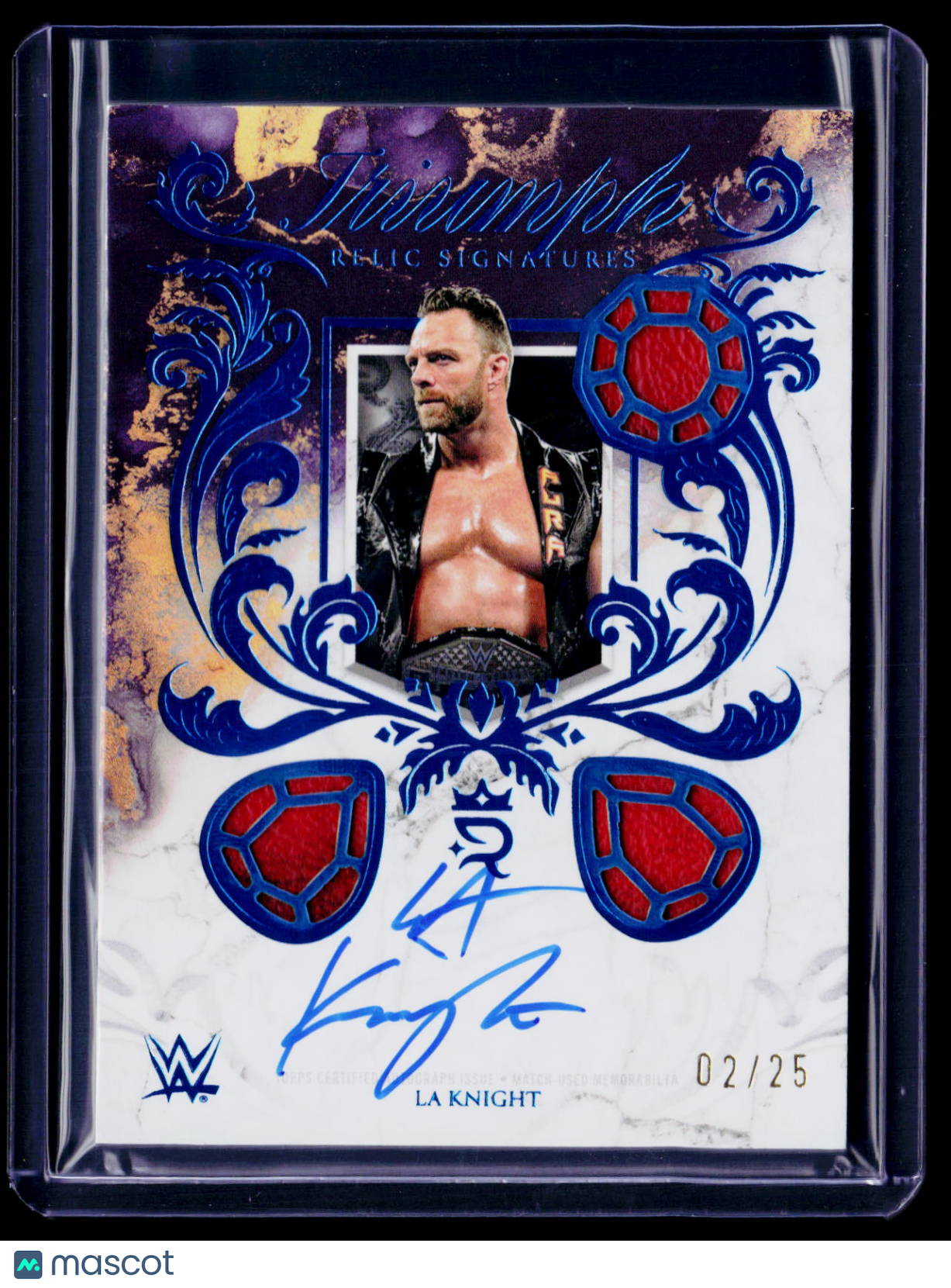 2025 Topps Royalty LA Knight Patch Auto 2/25